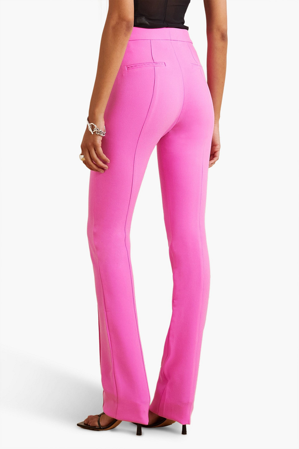  Alex Perry - Crepe Straight-leg Pants - Pink - Uk 8 
