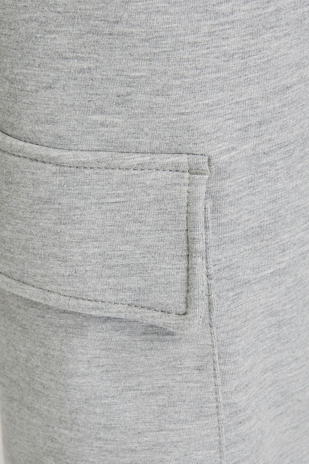 PESERICO Mélange French terry cargo pants