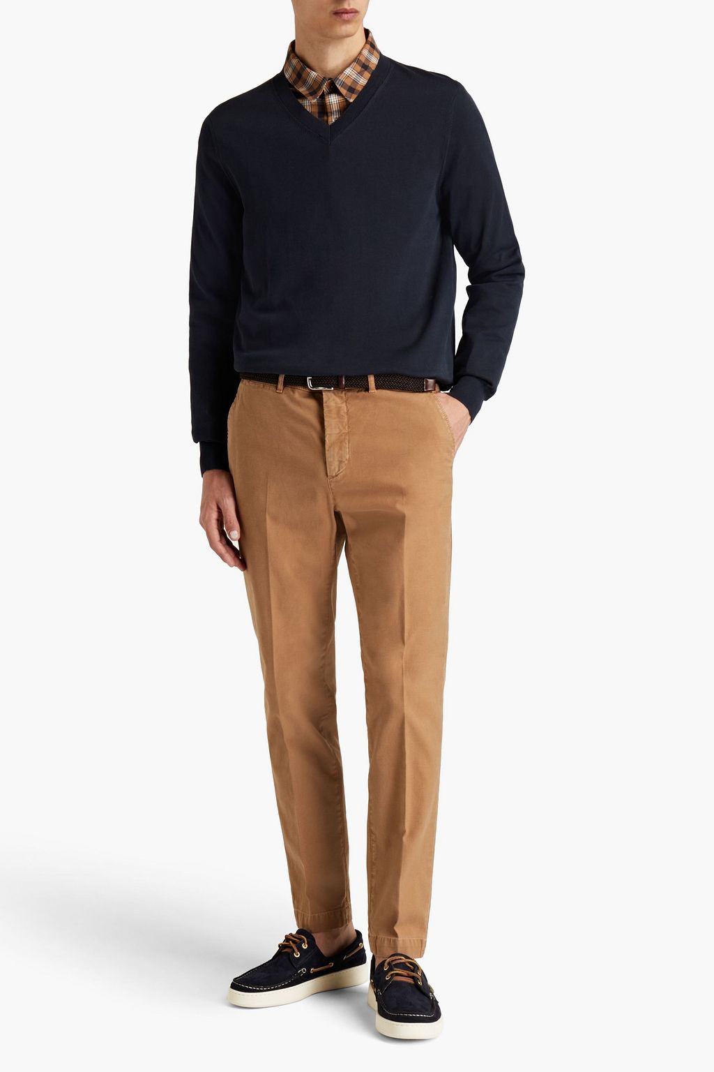 PESERICO Cotton-blend chinos