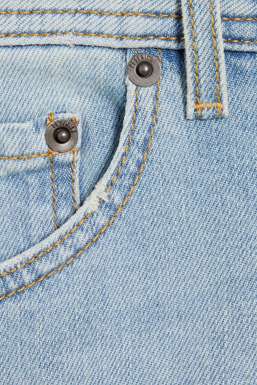 PESERICO Faded denim jeans