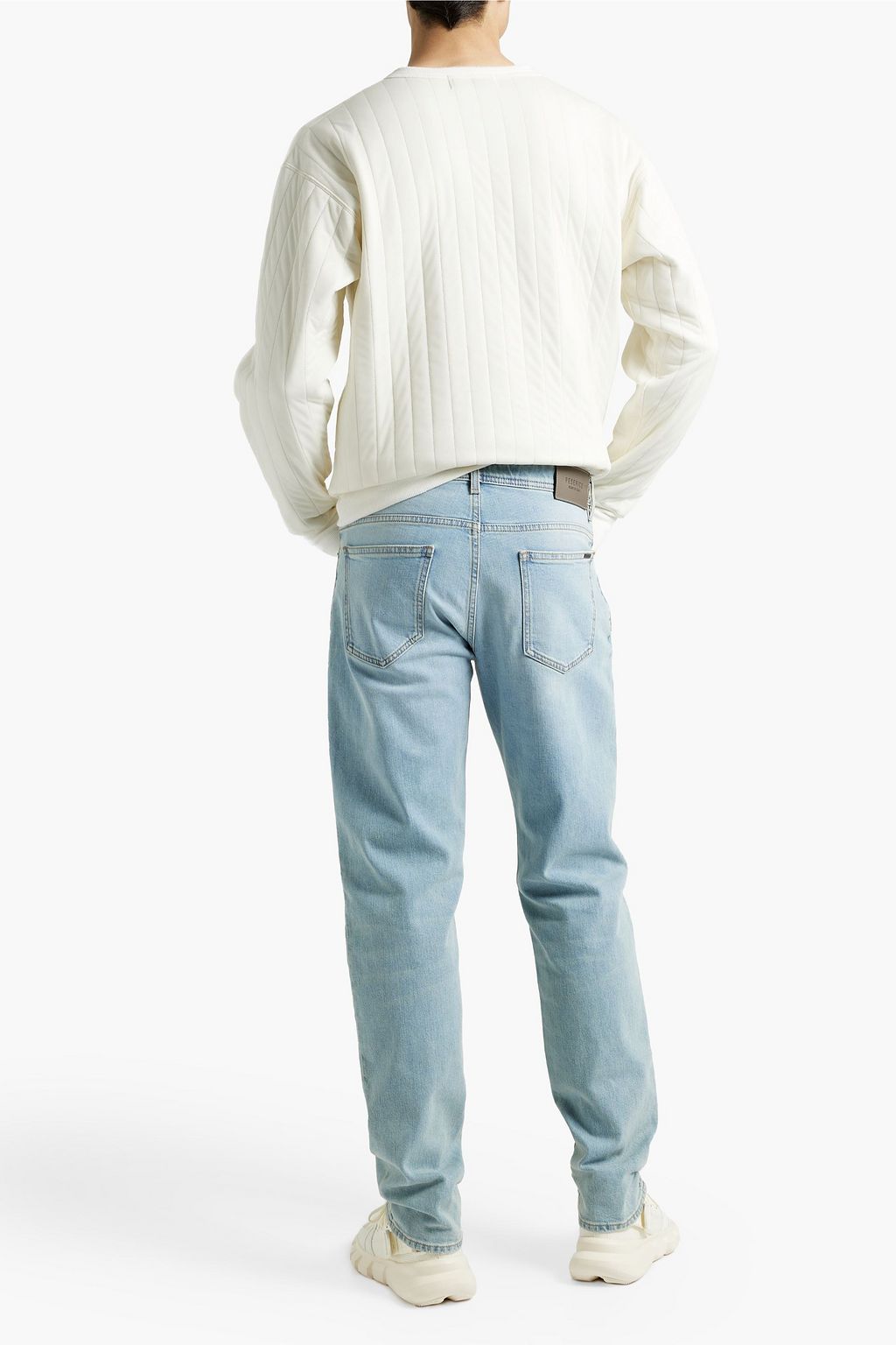 PESERICO Faded denim jeans