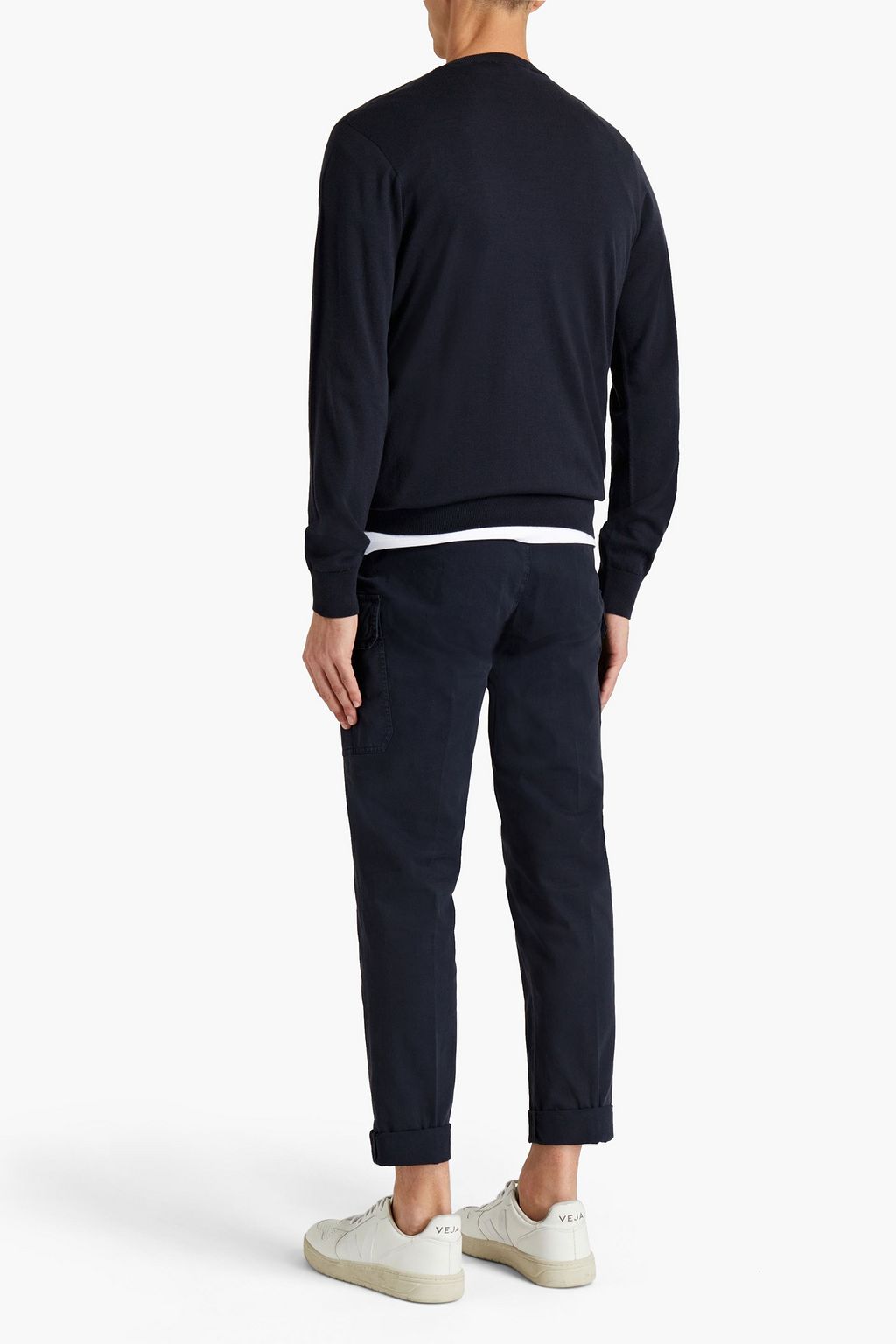 PESERICO Cotton-blend gabardine cargo pants