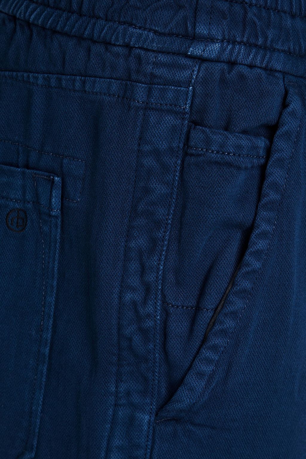 RAG & BONE Reed tapered cropped cotton and hemp-blend pants