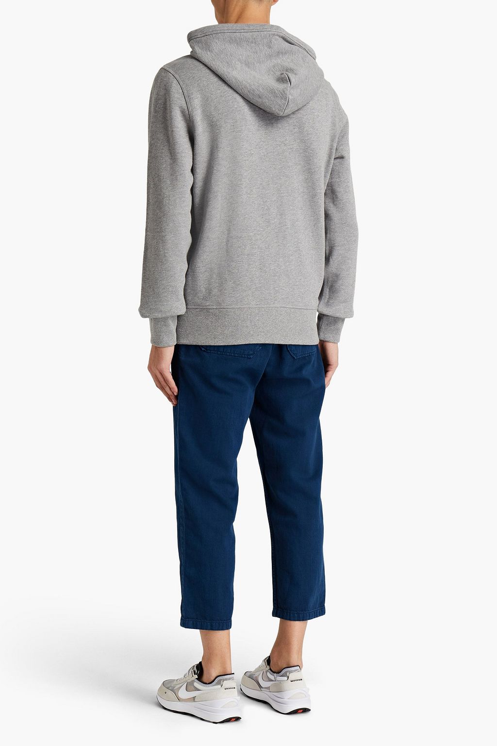 RAG & BONE Reed tapered cropped cotton and hemp-blend pants