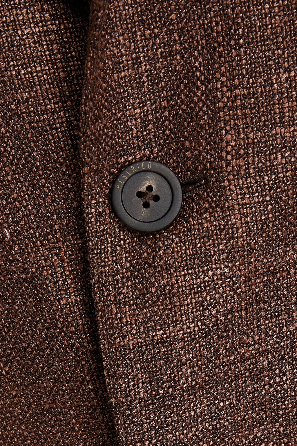 PESERICO Wool and silk-blend tweed blazer