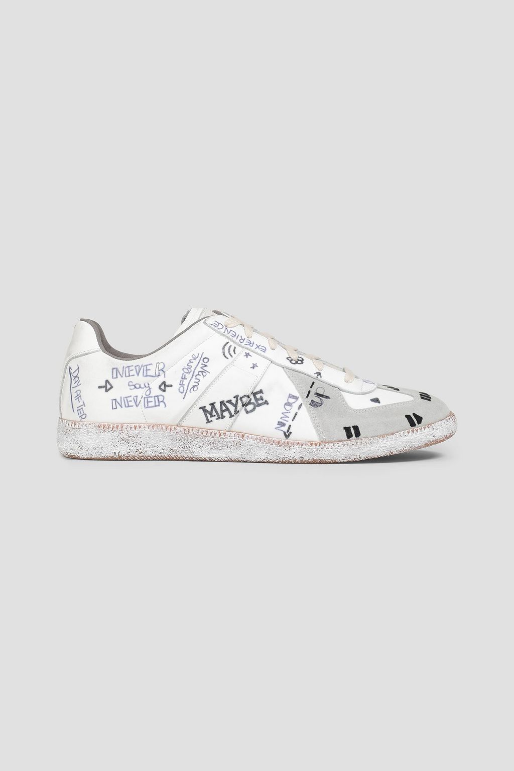 margiela distressed sneaker