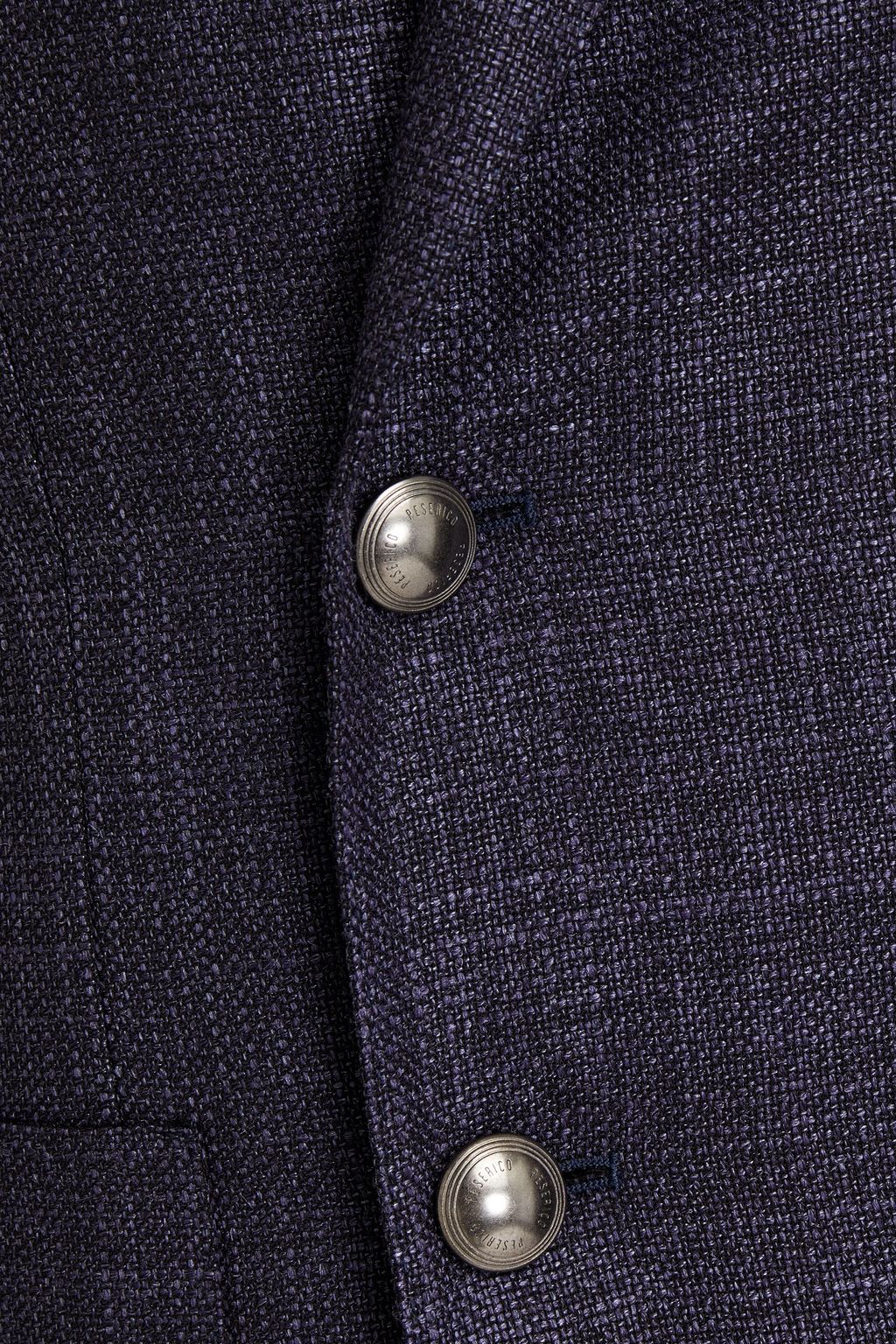 PESERICO Double-breasted wool and silk-blend tweed blazer