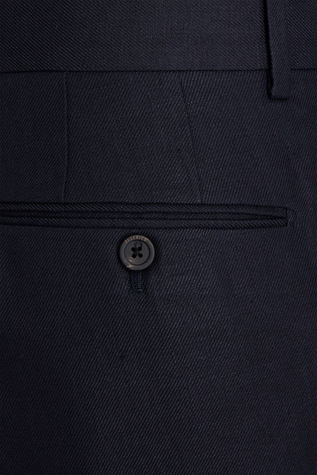 PESERICO Tapered linen-twill pants