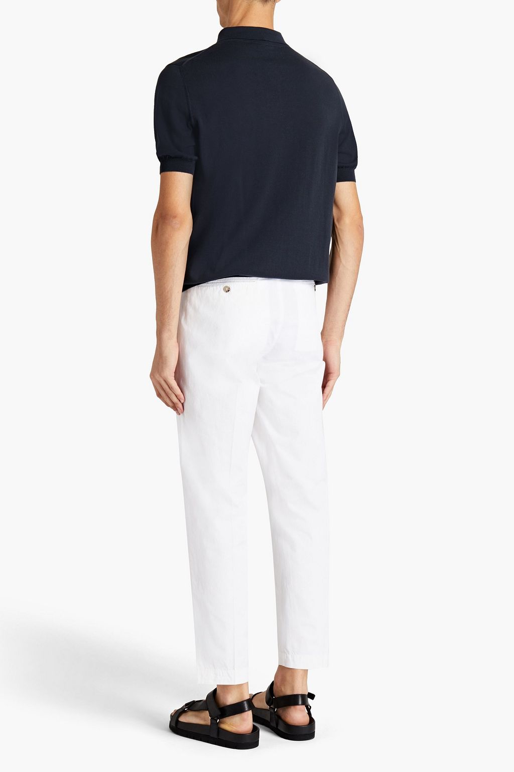 PESERICO Cotton-gabardine chinos