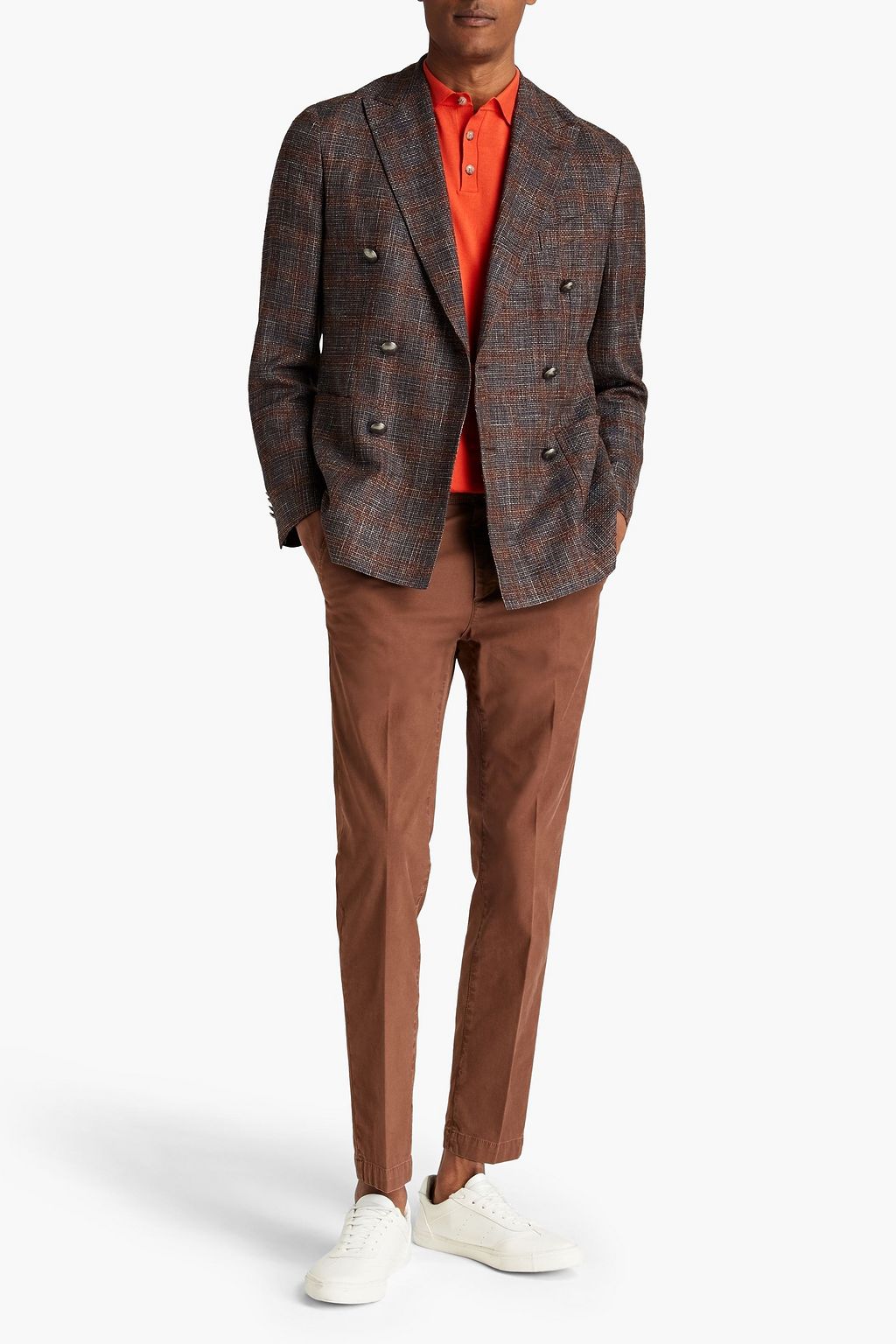PESERICO Cotton-blend chinos