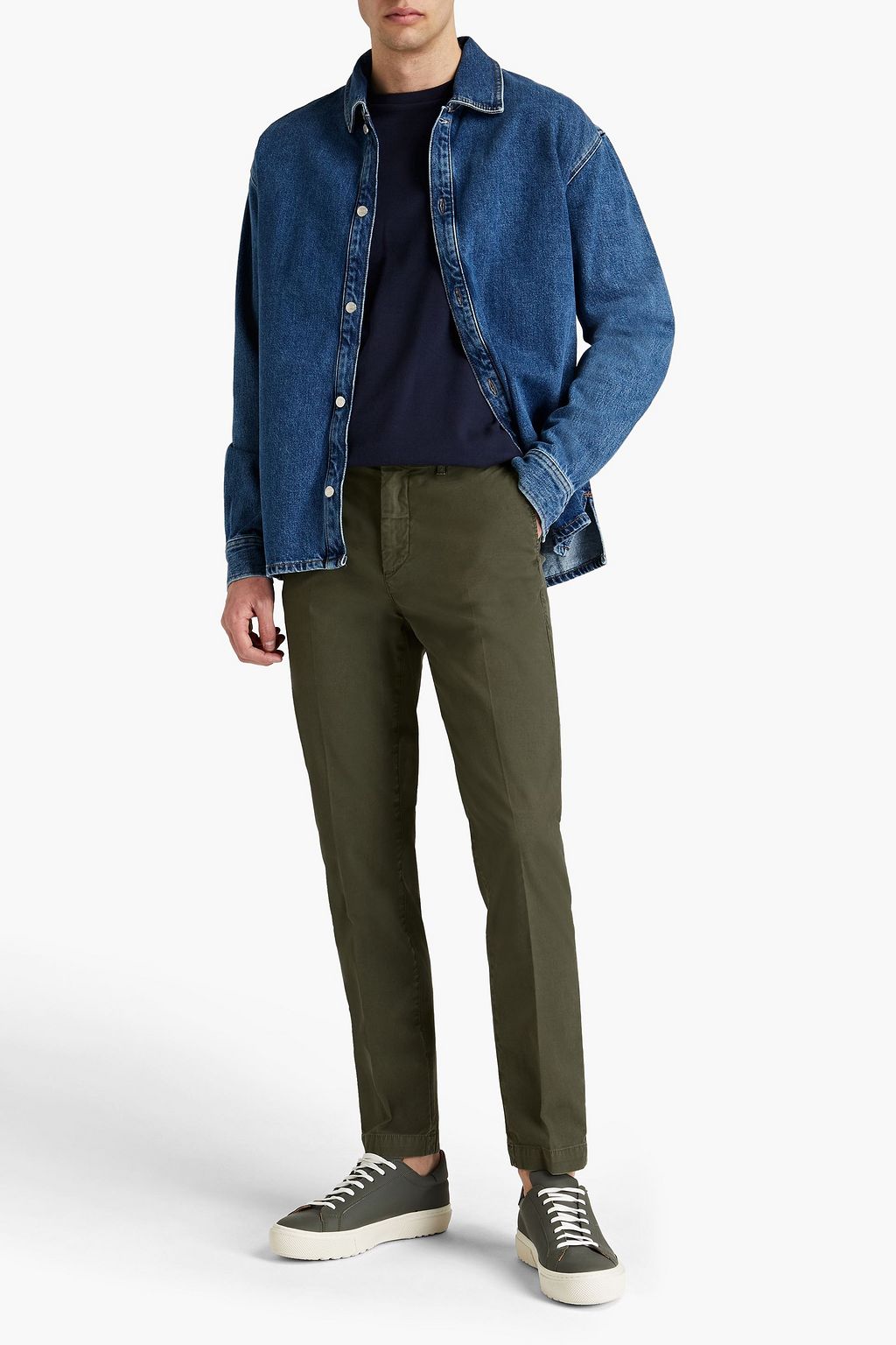 PESERICO Cotton-blend chinos