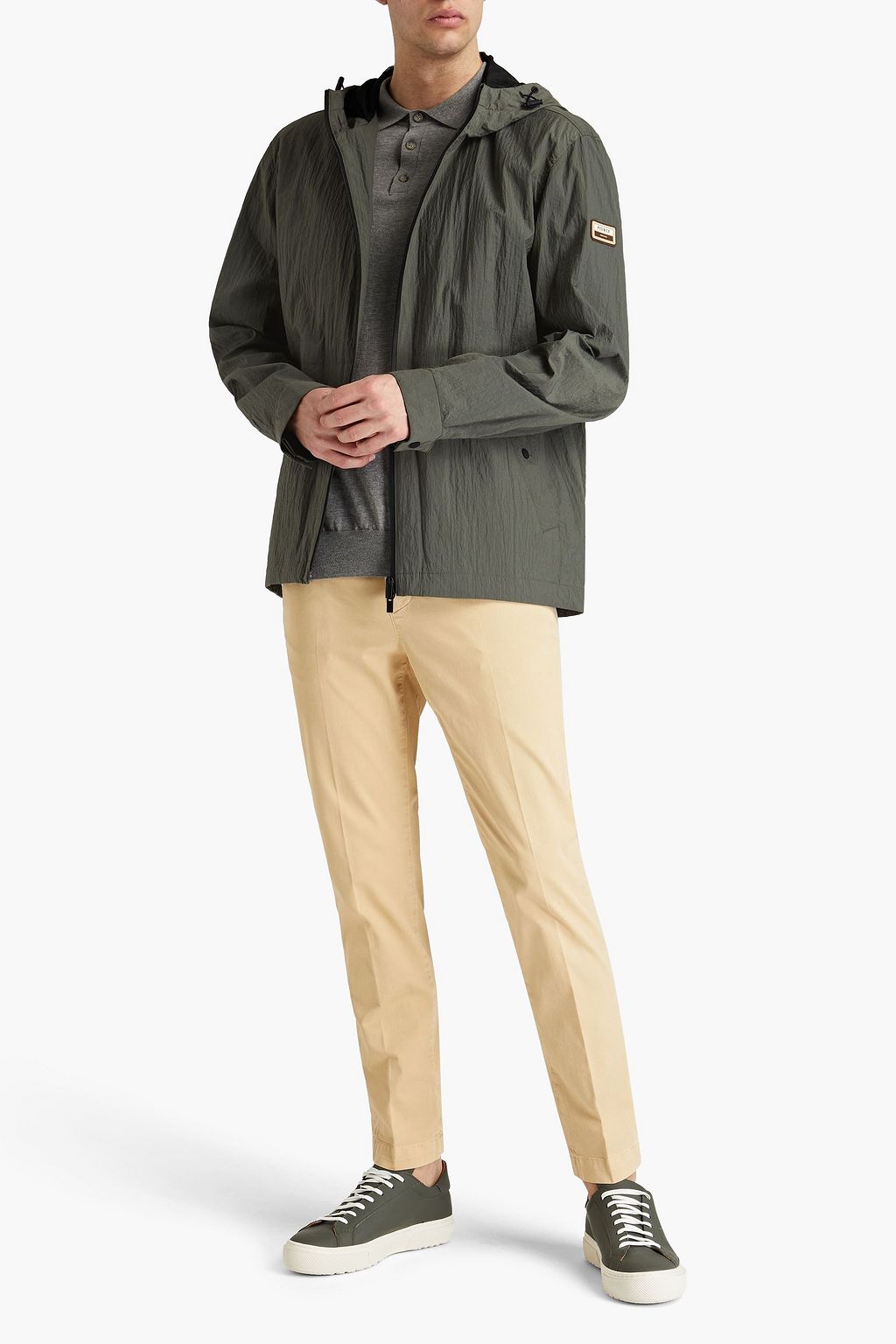 PESERICO Shell hooded jacket