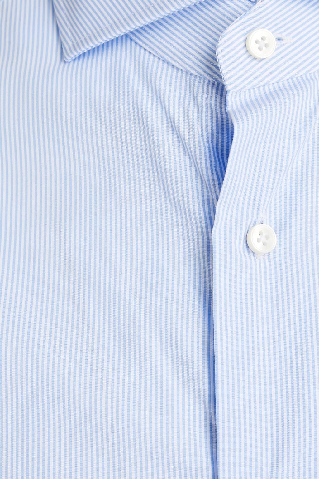 PESERICO Striped stretch-cotton poplin shirt