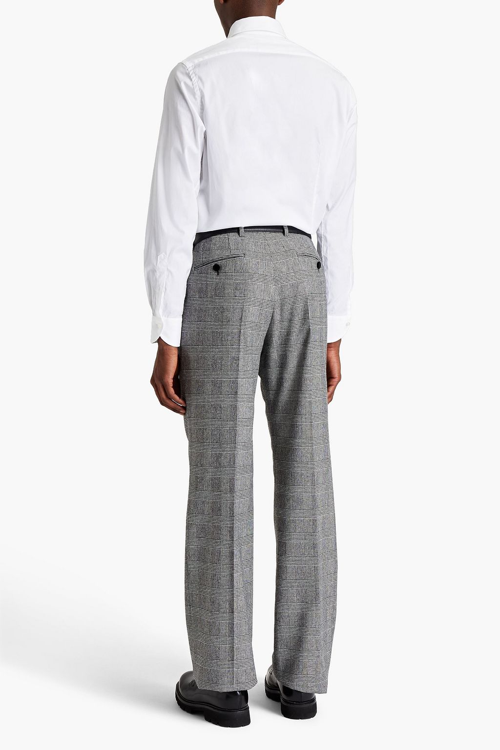 PESERICO Stretch-cotton poplin shirt