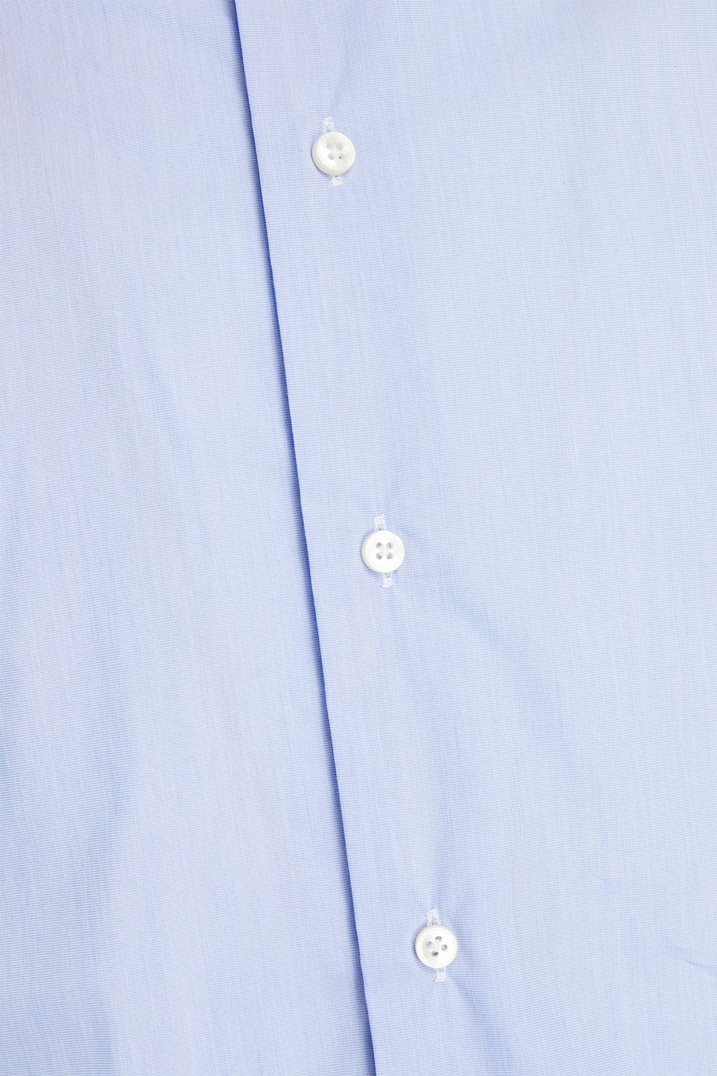 PESERICO Stretch-cotton poplin shirt