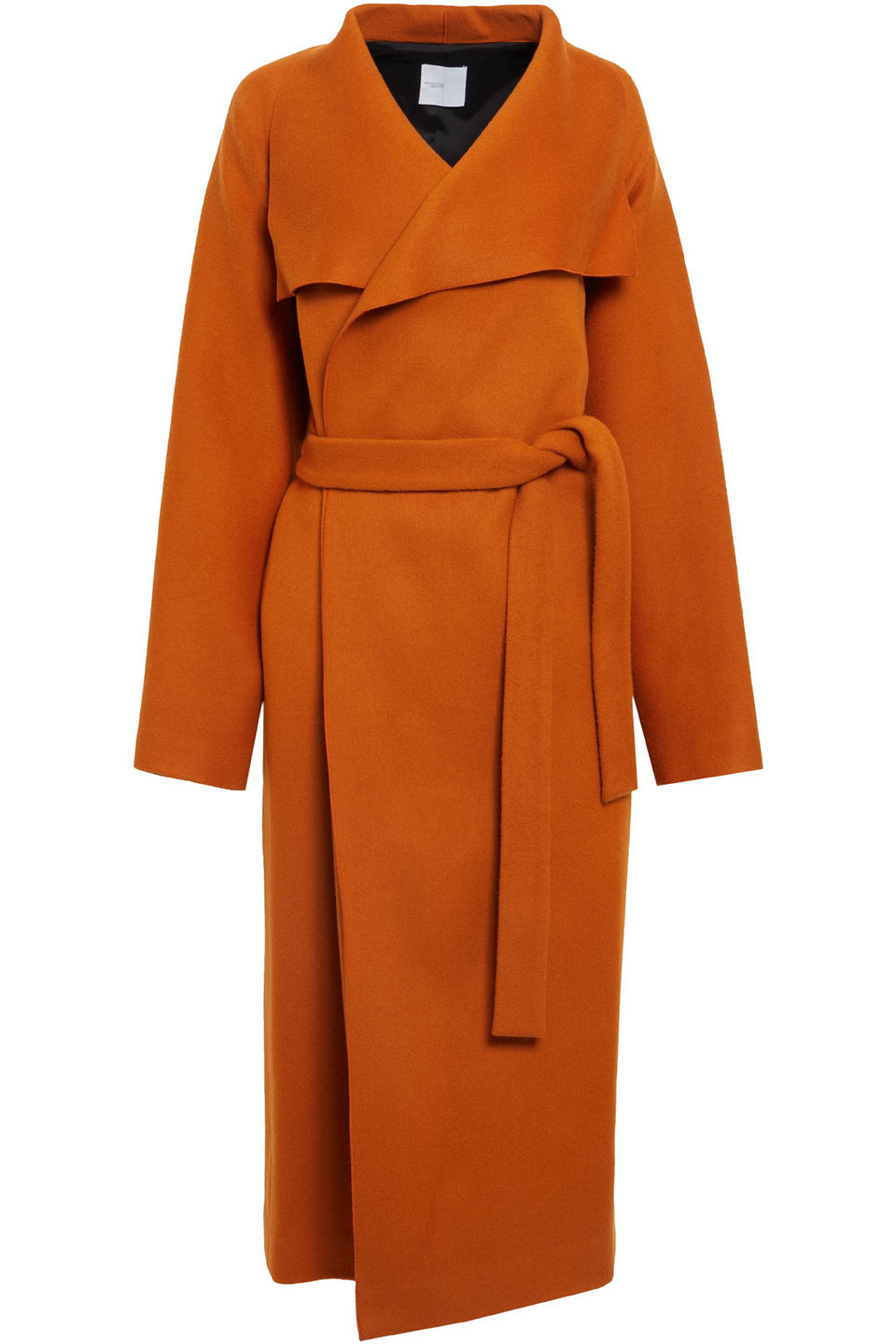 Rosetta Getty Wrap Robe Coat In Tan