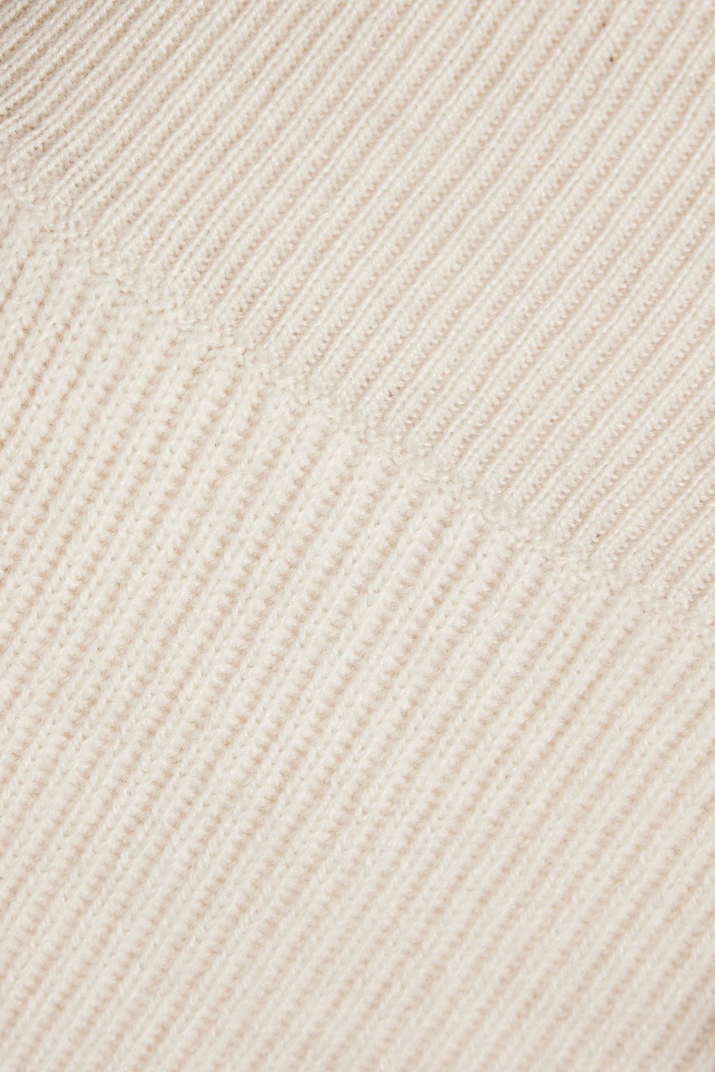 BRUNELLO CUCINELLI 리브 캐시미어 크롭 스트레이트 레그 트랙 팬츠