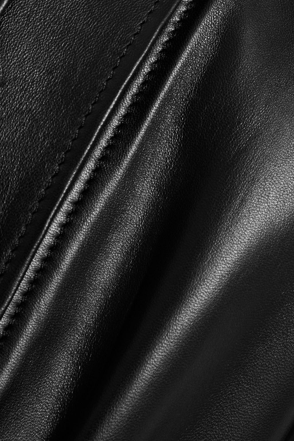 IRIS & INK Antoinette belted leather jacket