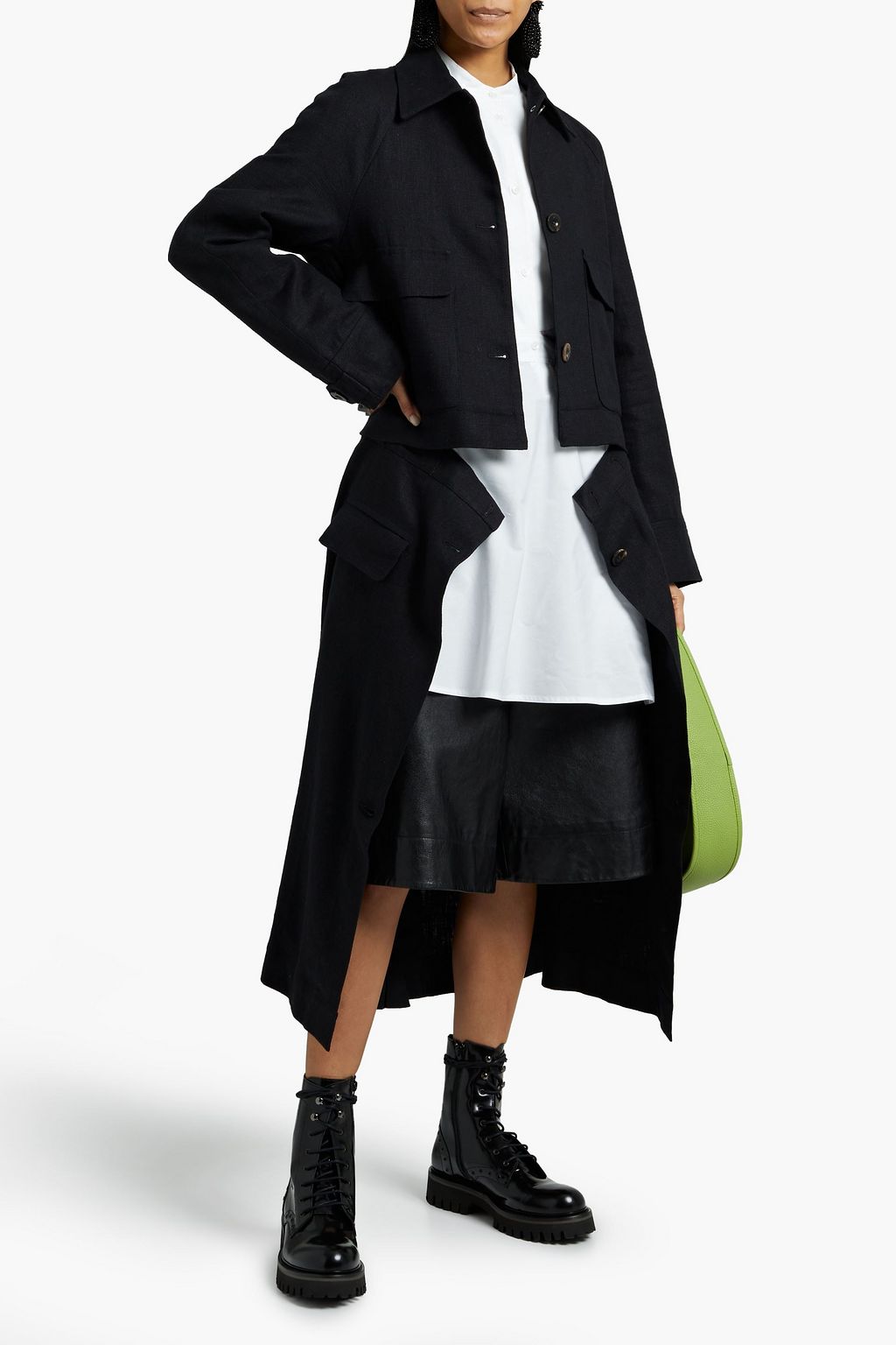 VETEMENTS Reversible two-tone woven trench coat | THE OUTNET