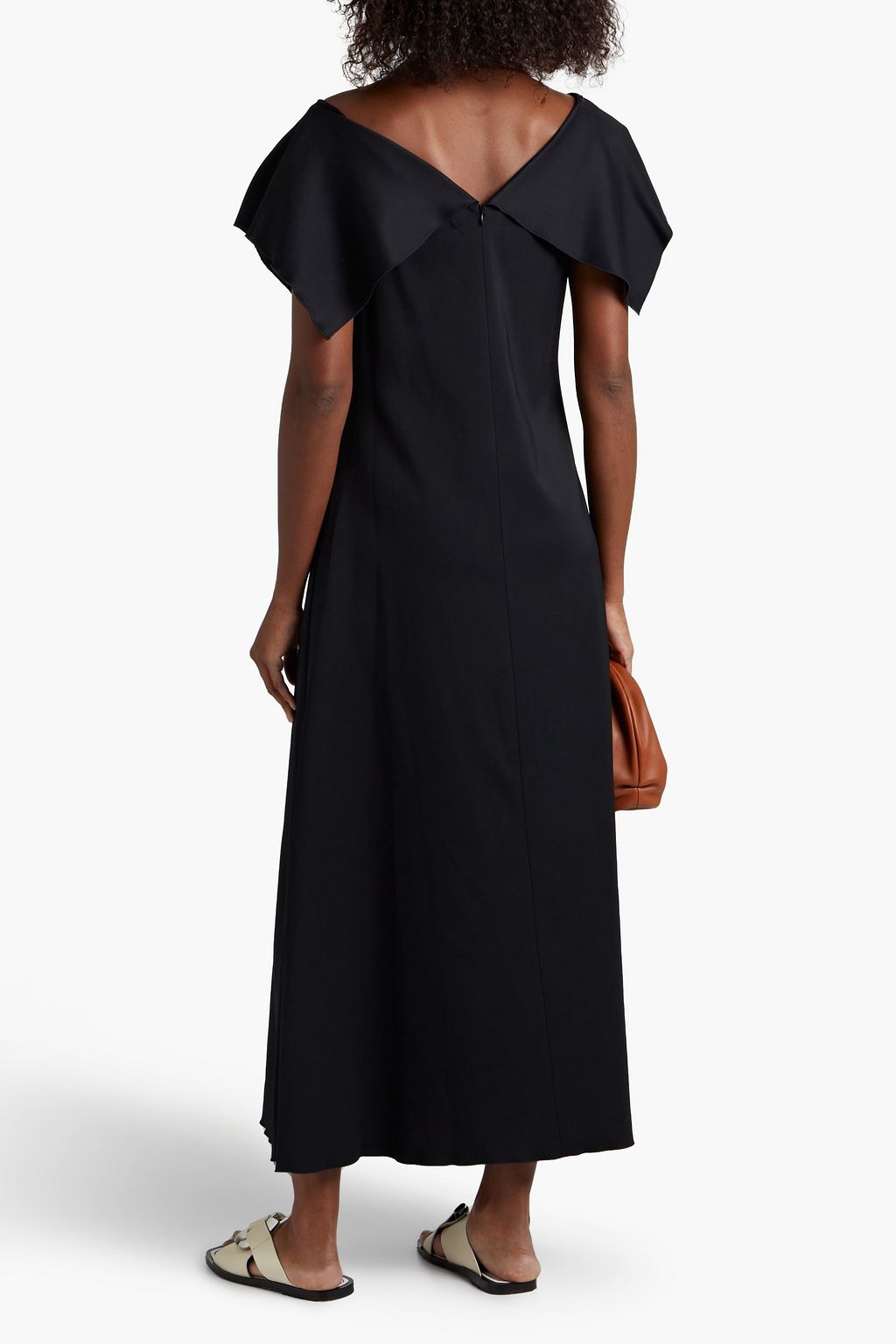 ROSETTA GETTY Draped cady maxi dress