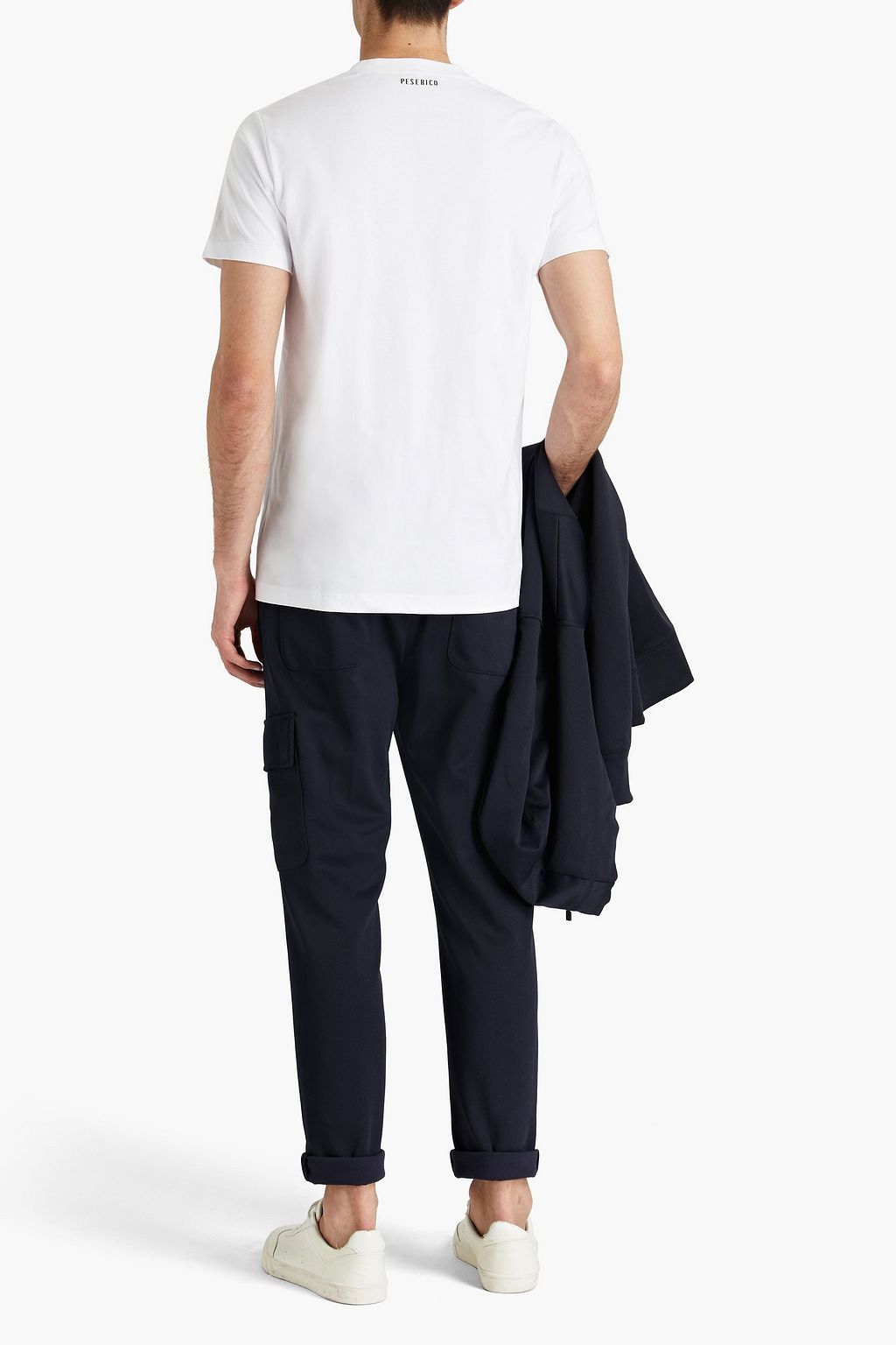PESERICO Logo-print cotton-jersey T-shirt