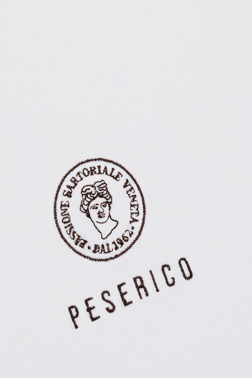 PESERICO Logo-embroidered cotton-jersey T-shirt