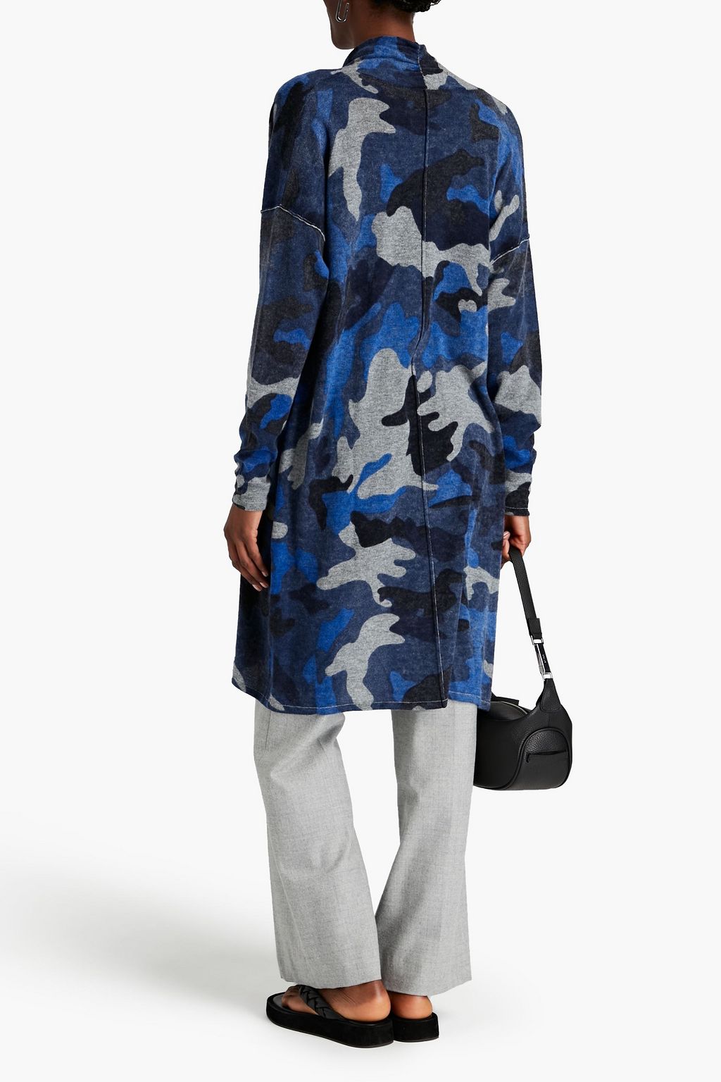 AUTUMN CASHMERE Camouflage cashmere cardigan