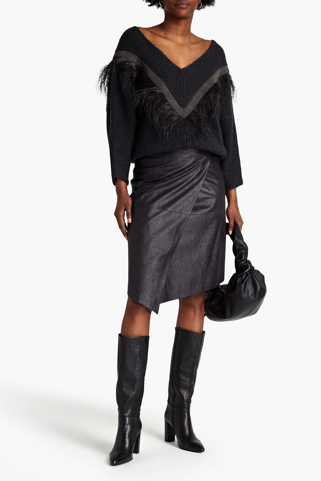 BRUNELLO CUCINELLI Embellished cashmere sweater
