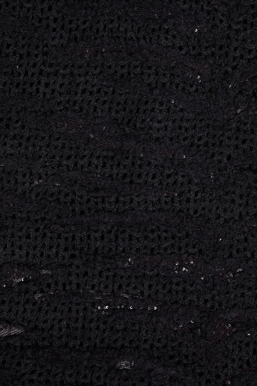 BRUNELLO CUCINELLI Embellished open-knit cashmere scarf
