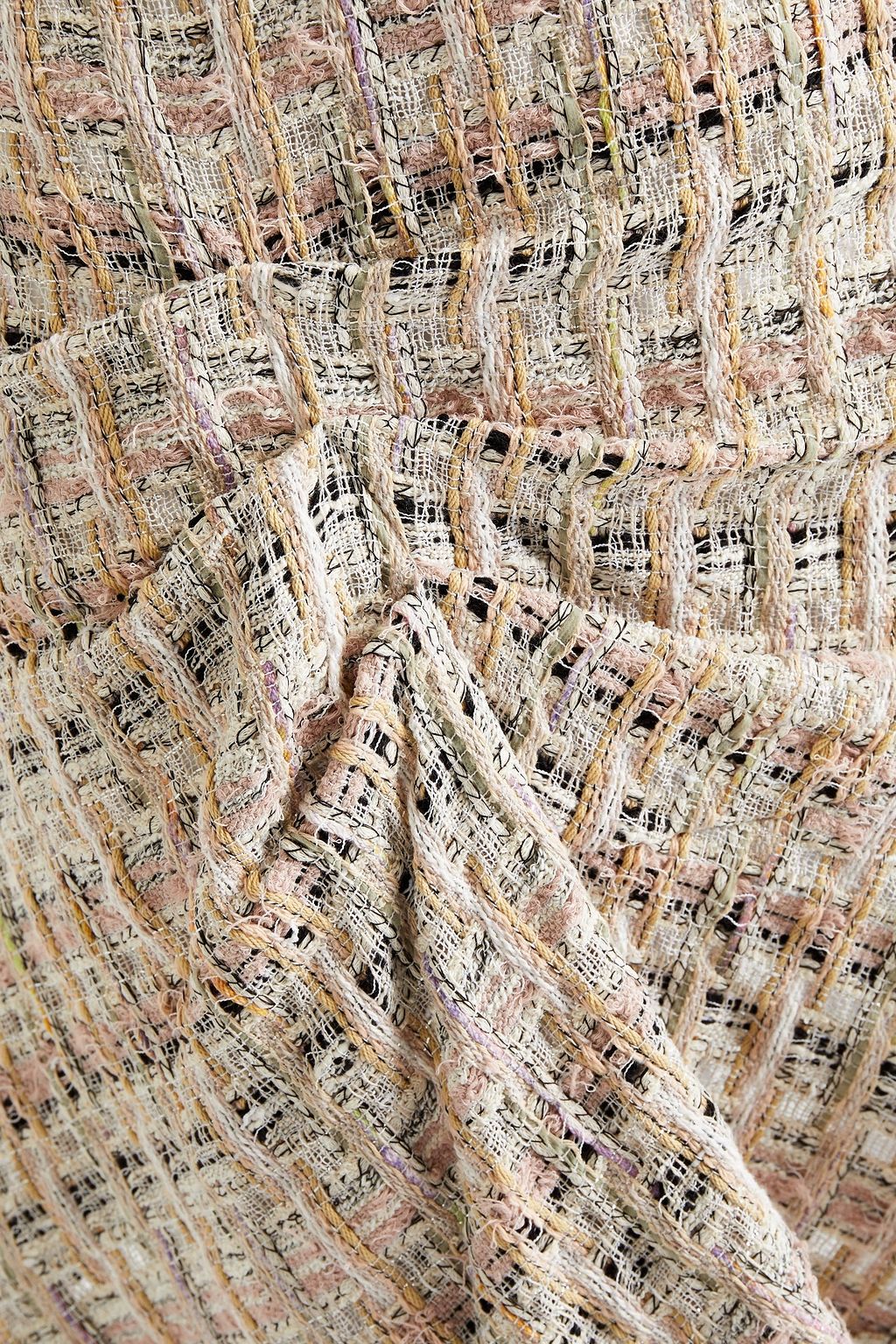 IRO Sibela drapierter Minirock aus Tweed aus einer Baumwollmischung
