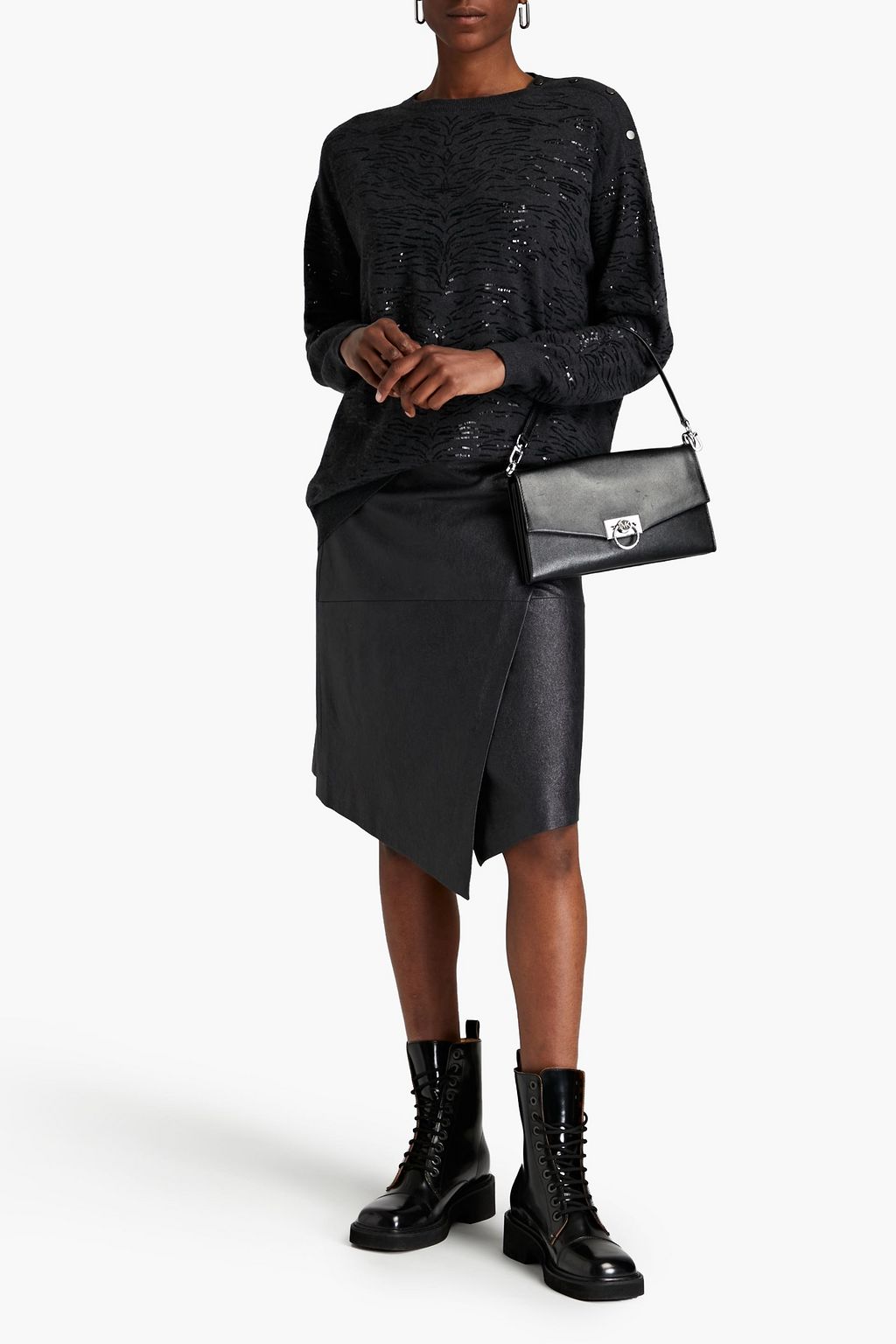 BRUNELLO CUCINELLI Sequin-embellished cashmere sweater