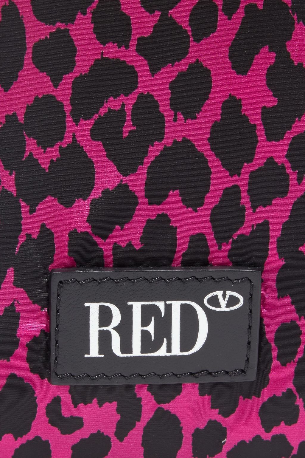 RED(V) Leopard-print shell backpack