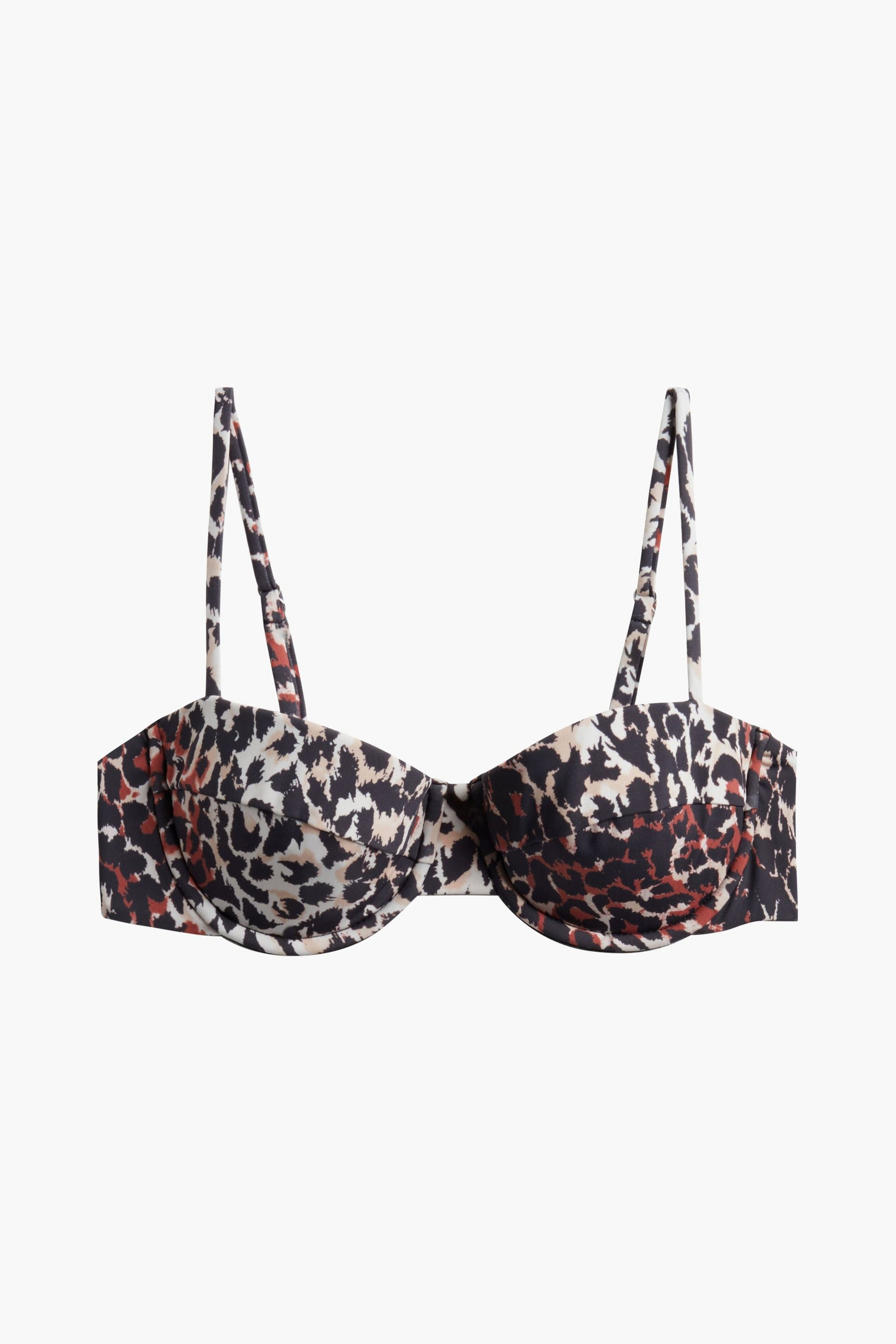 Veronica Beard Dyer leopard-print underwired bikini top