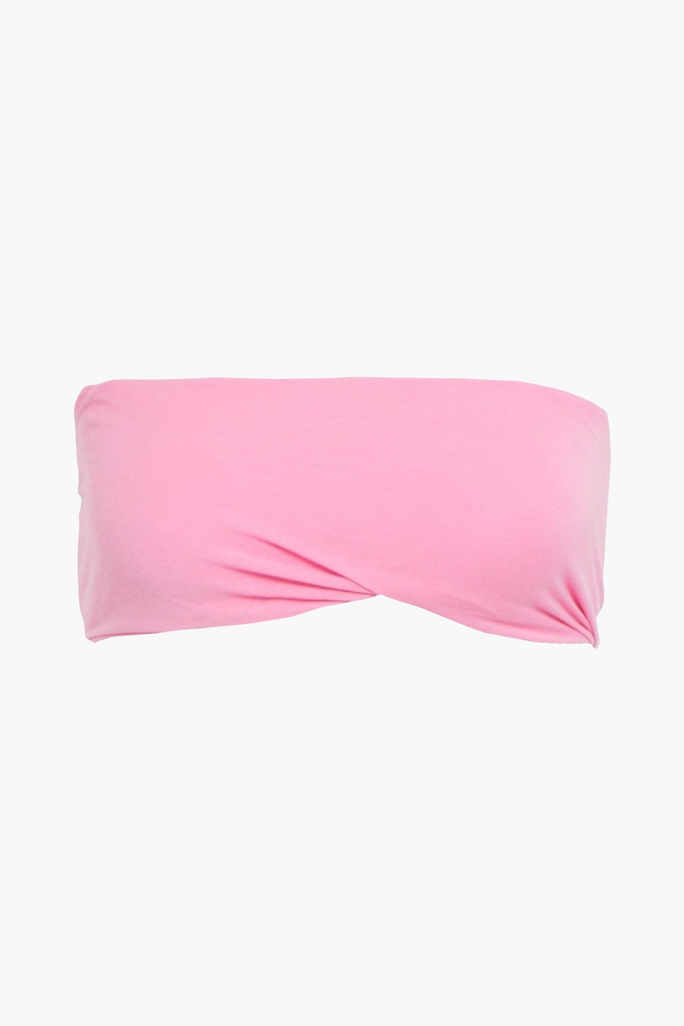 rick owens - ruched stretch-jersey bra top - pink - it 42