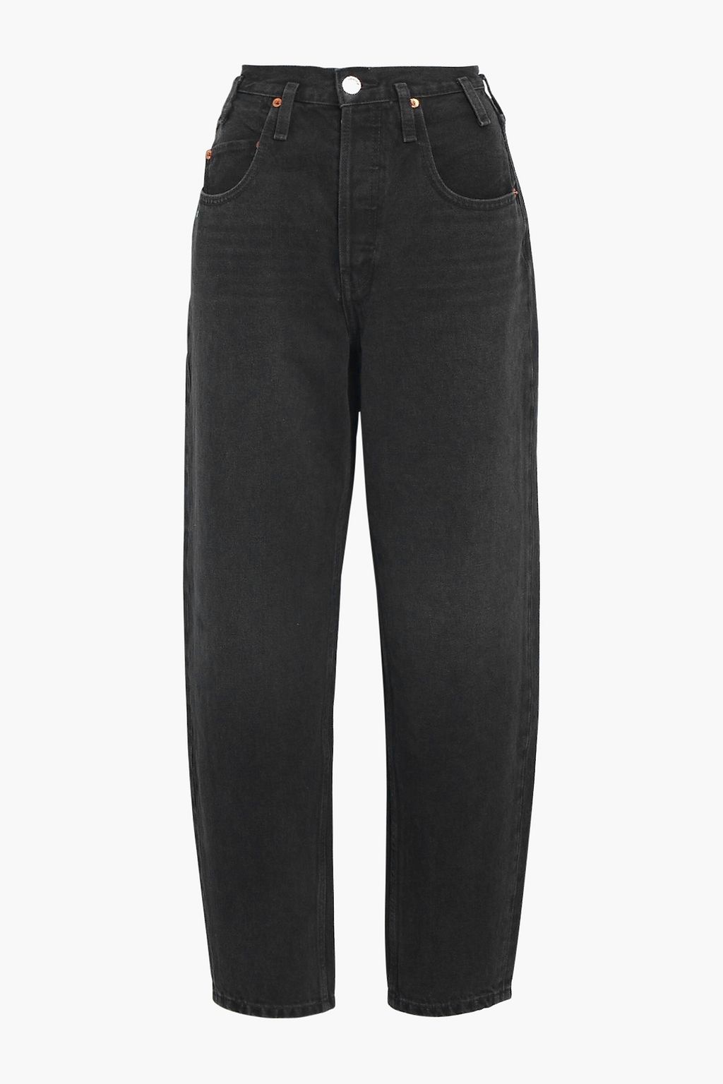 RE/DONE 80s high-rise tapered jeans | THE OUTNET