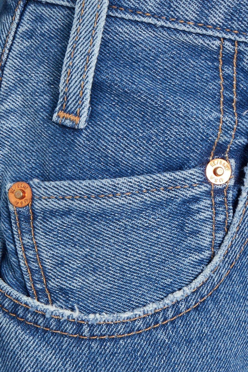 RE/DONE 80s high-rise tapered jeans