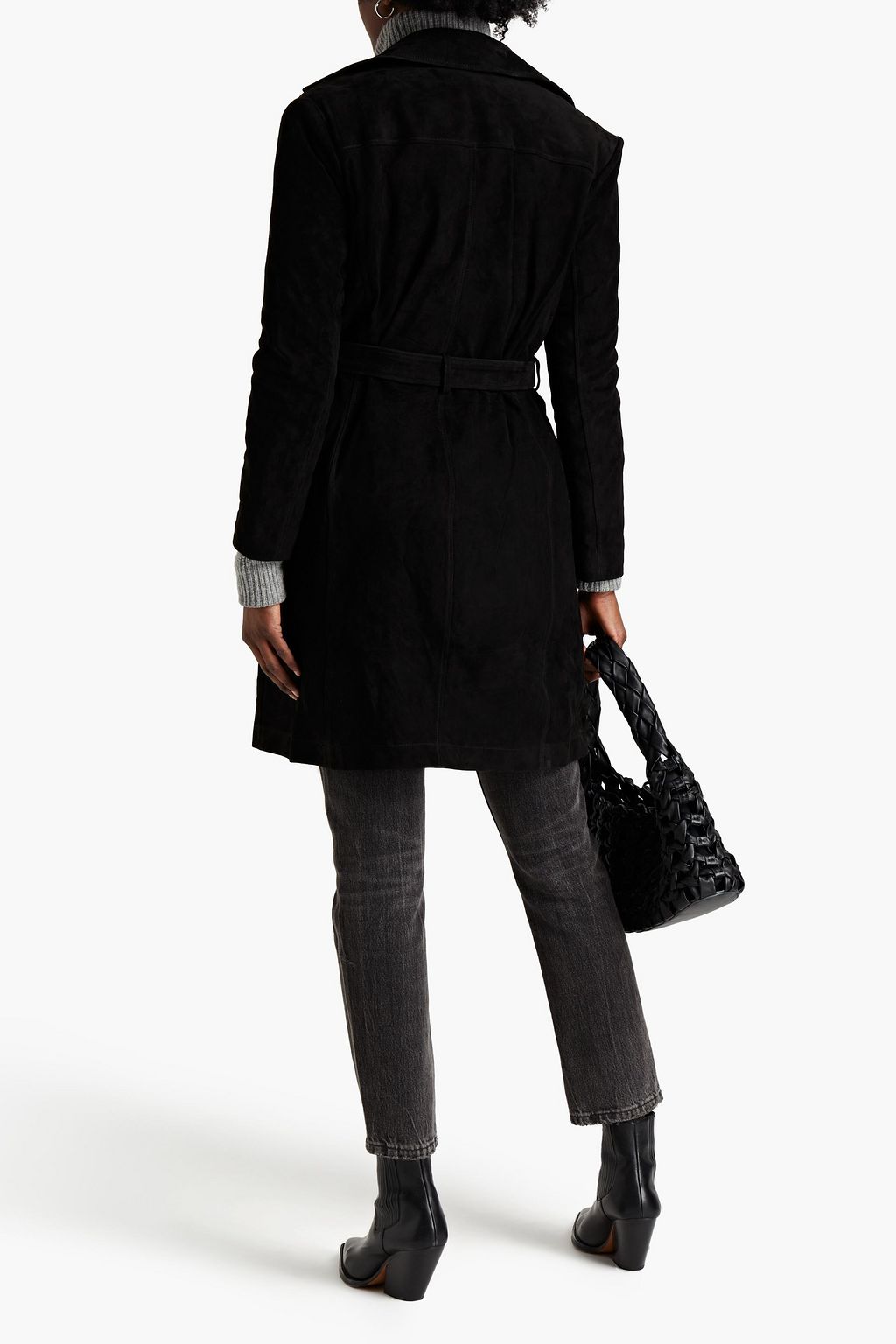 IRO Nubuck trench coat THE OUTNET