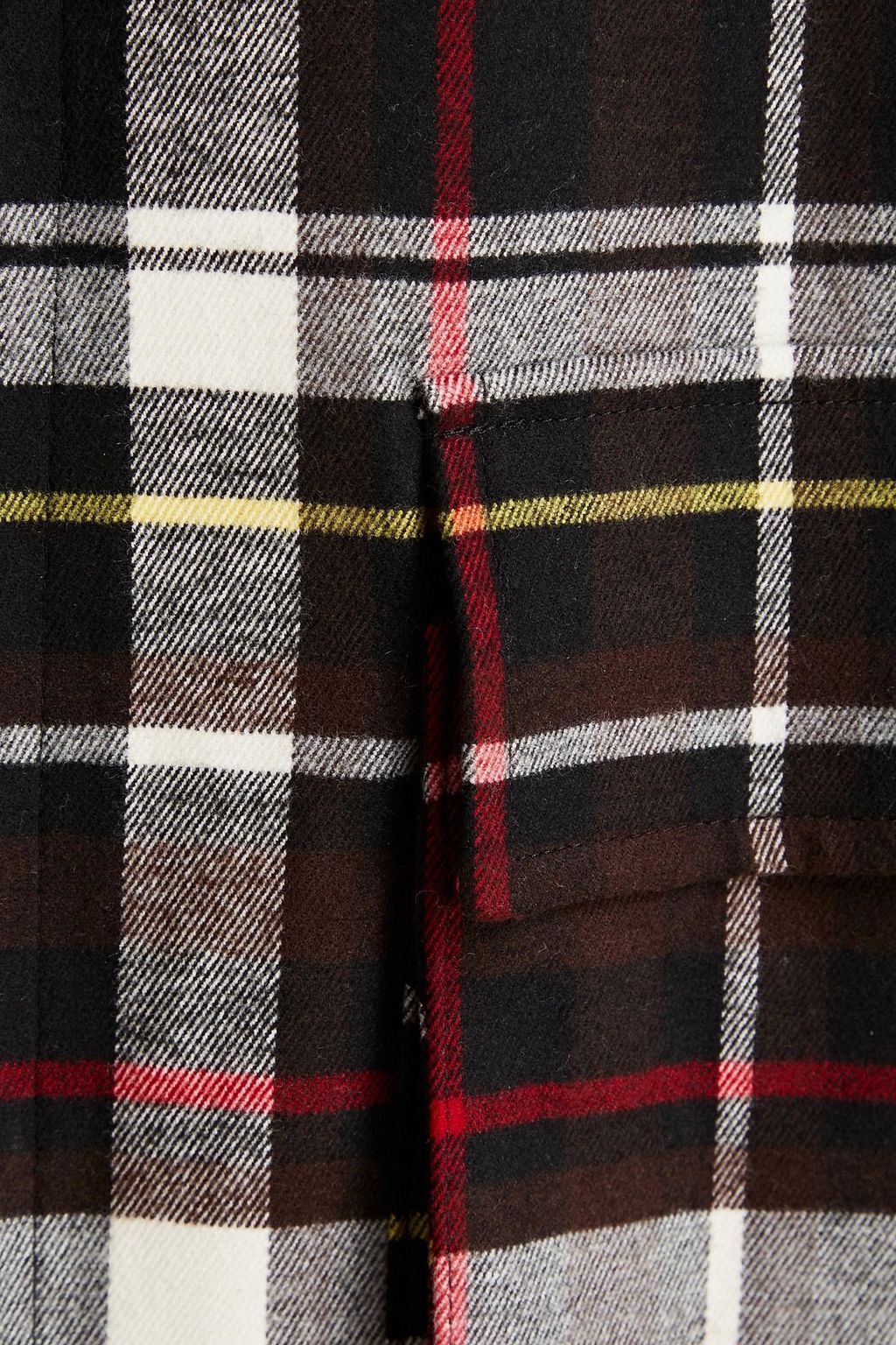 ALICE + OLIVIA Zazie reversible checked twill coat