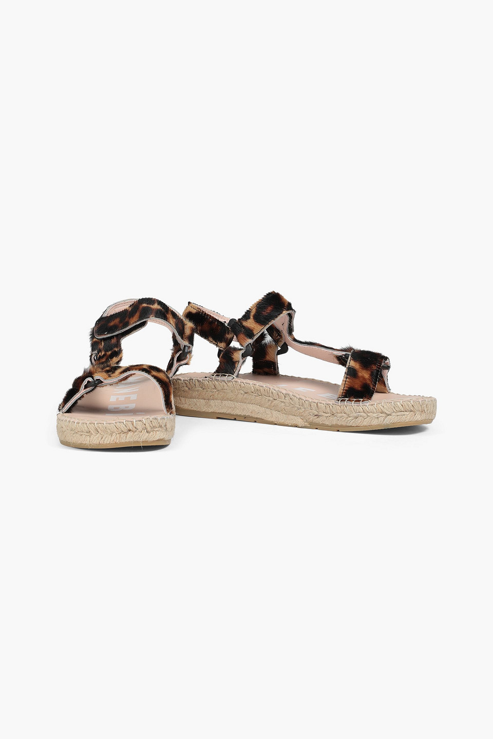 Manebi Leopard-print Calf Hair Espadrille Sandals In Animal Print