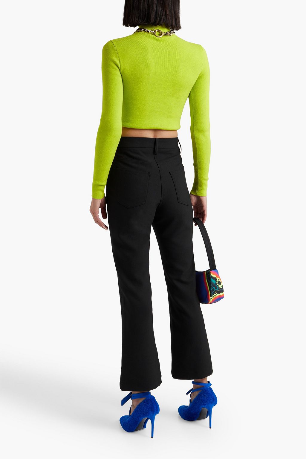 OFF-WHITE™ Printed woven flared pants