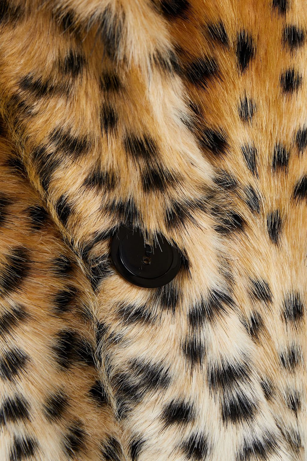 STAND STUDIO Minna leopard-print faux fur coat