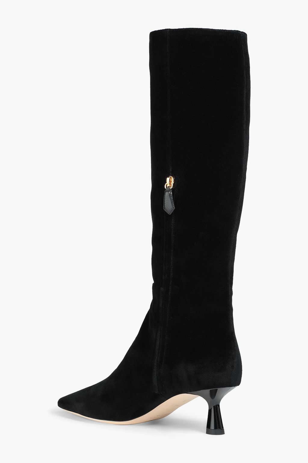 ALBERTA FERRETTI Velvet knee boots