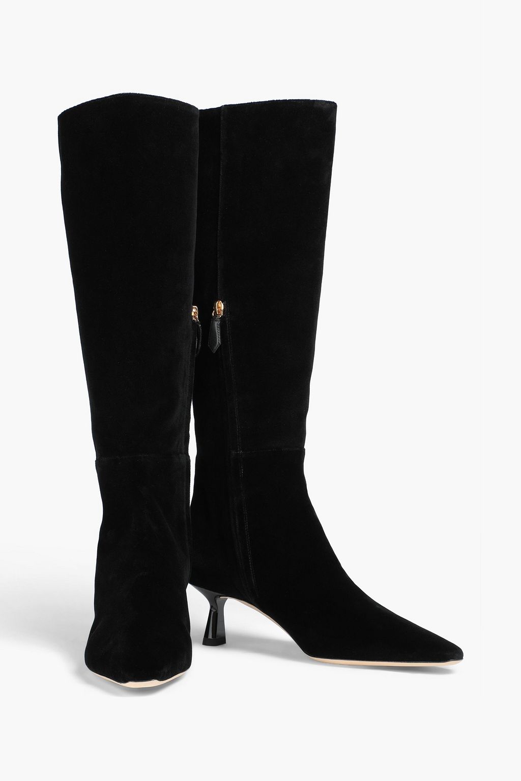 ALBERTA FERRETTI Velvet knee boots