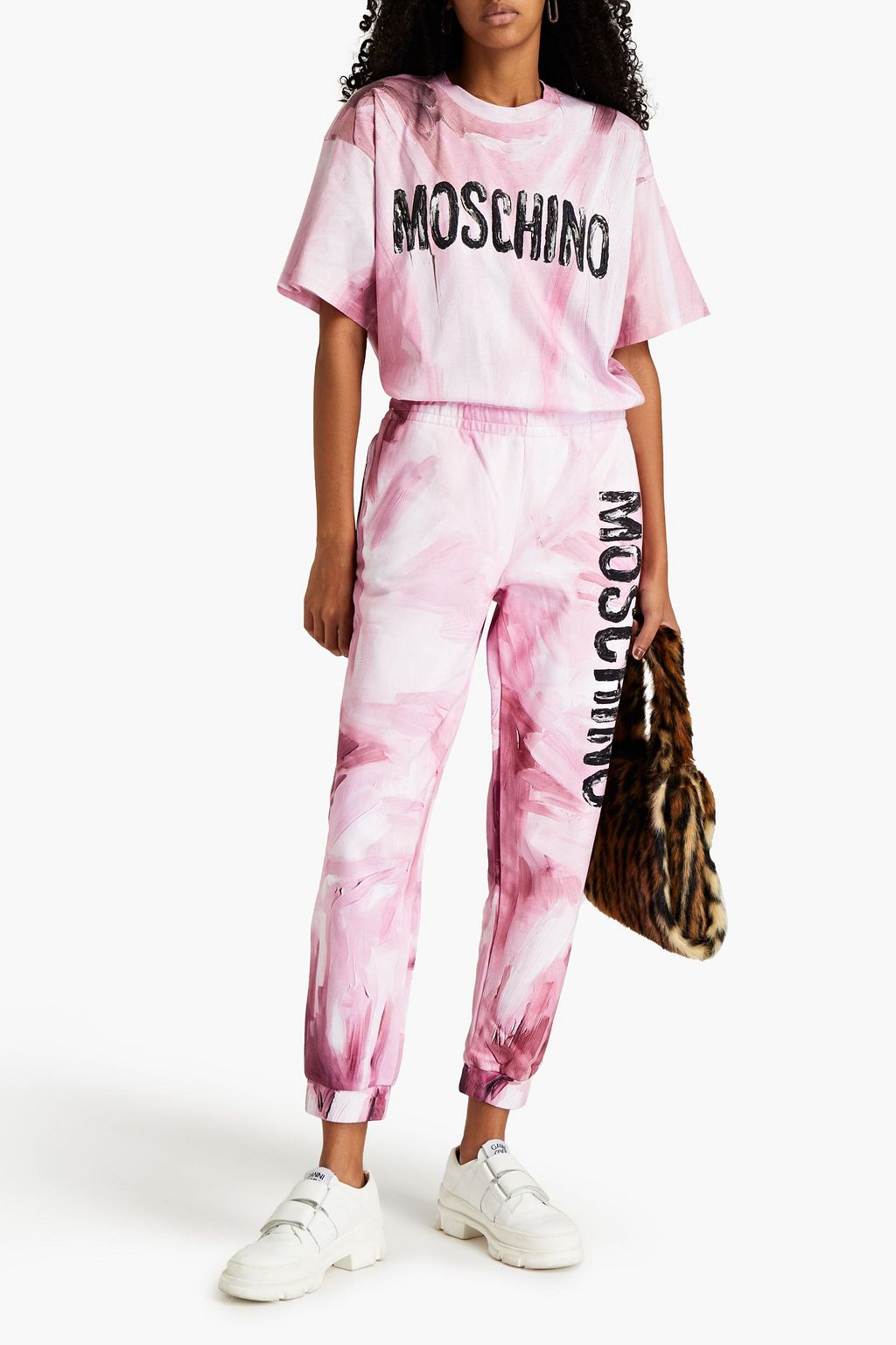 MOSCHINO T-Shirt aus Baumwoll-Jersey mit Print