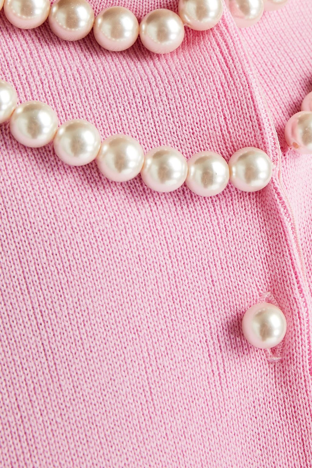 MOSCHINO Embellished wool cardigan
