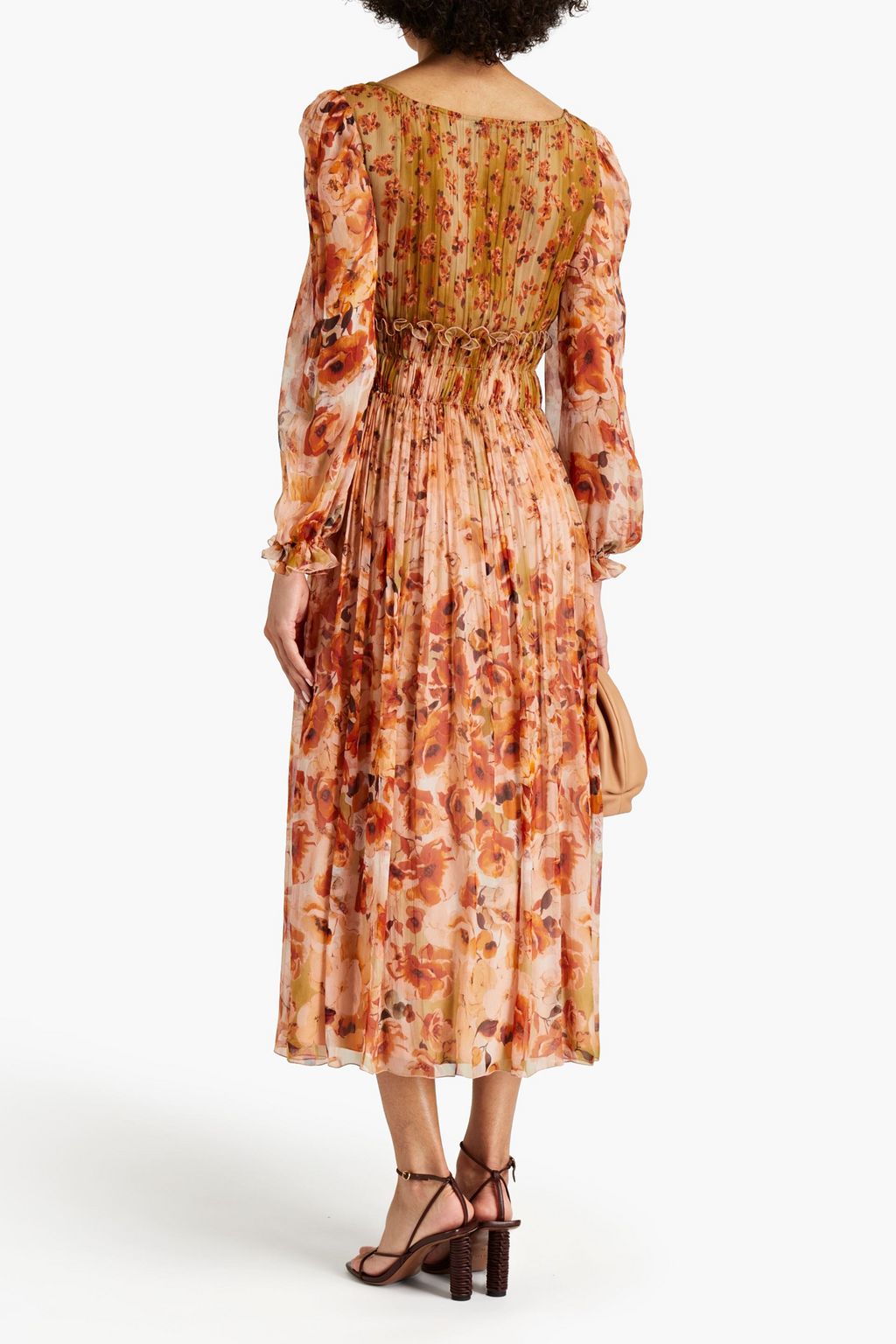 ALBERTA FERRETTI Floralprint midi dress Sale up to 70