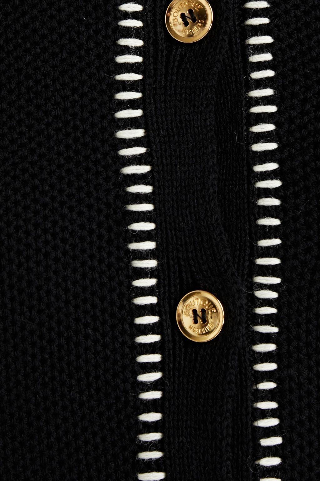 BOUTIQUE MOSCHINO Knitted wool cardigan
