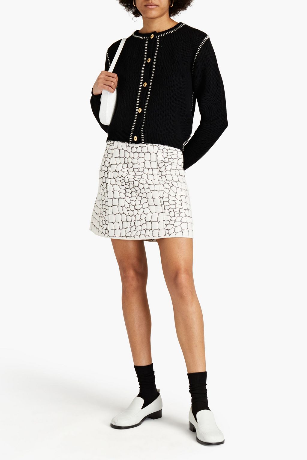 BOUTIQUE MOSCHINO Knitted wool cardigan