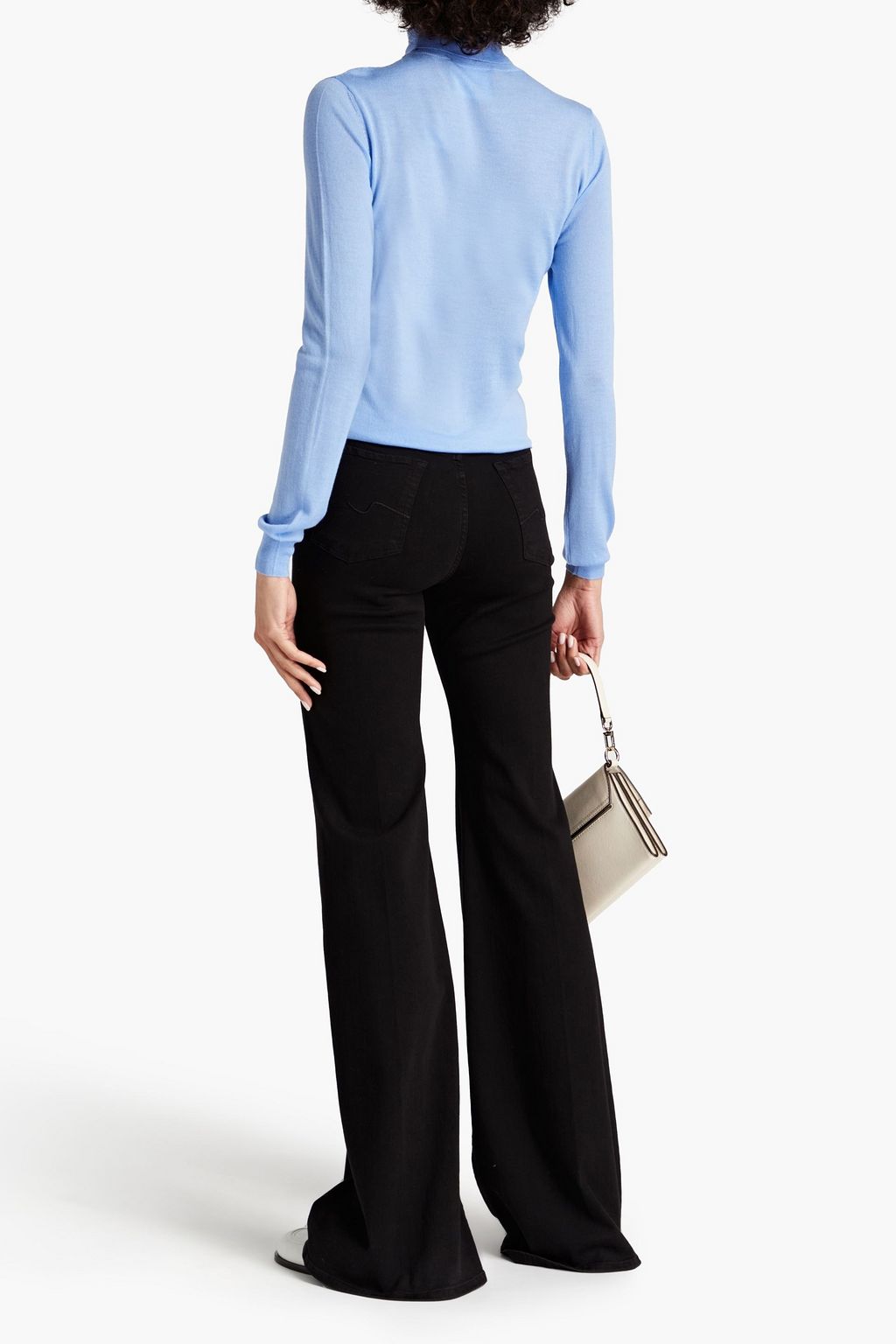 BOUTIQUE MOSCHINO Appliquéd wool turtleneck sweater