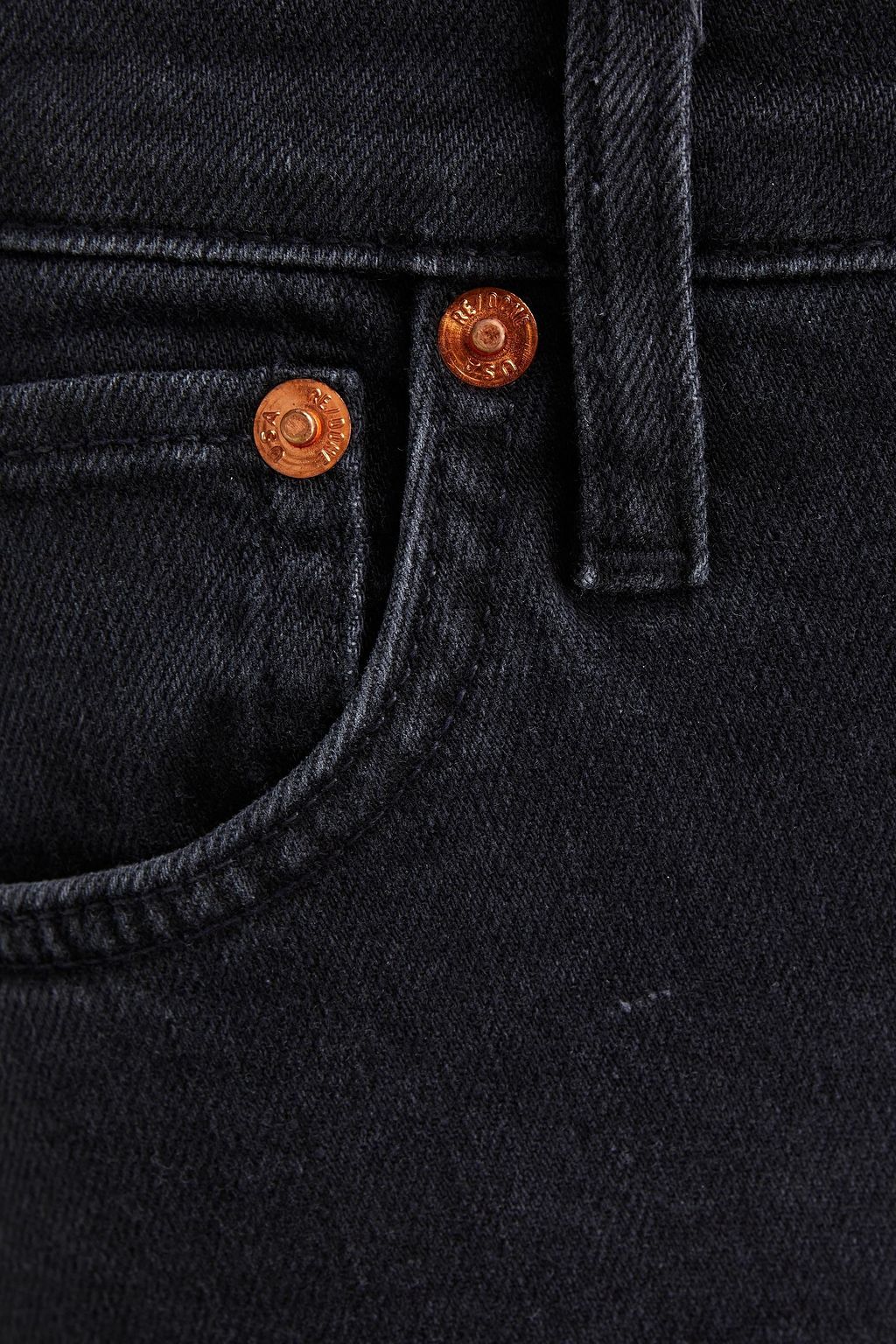 RE/DONE Cropped high-rise skinny jeans